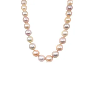 14K White Gold Multi-Colour Freshwater Pearl Strand - 20612474