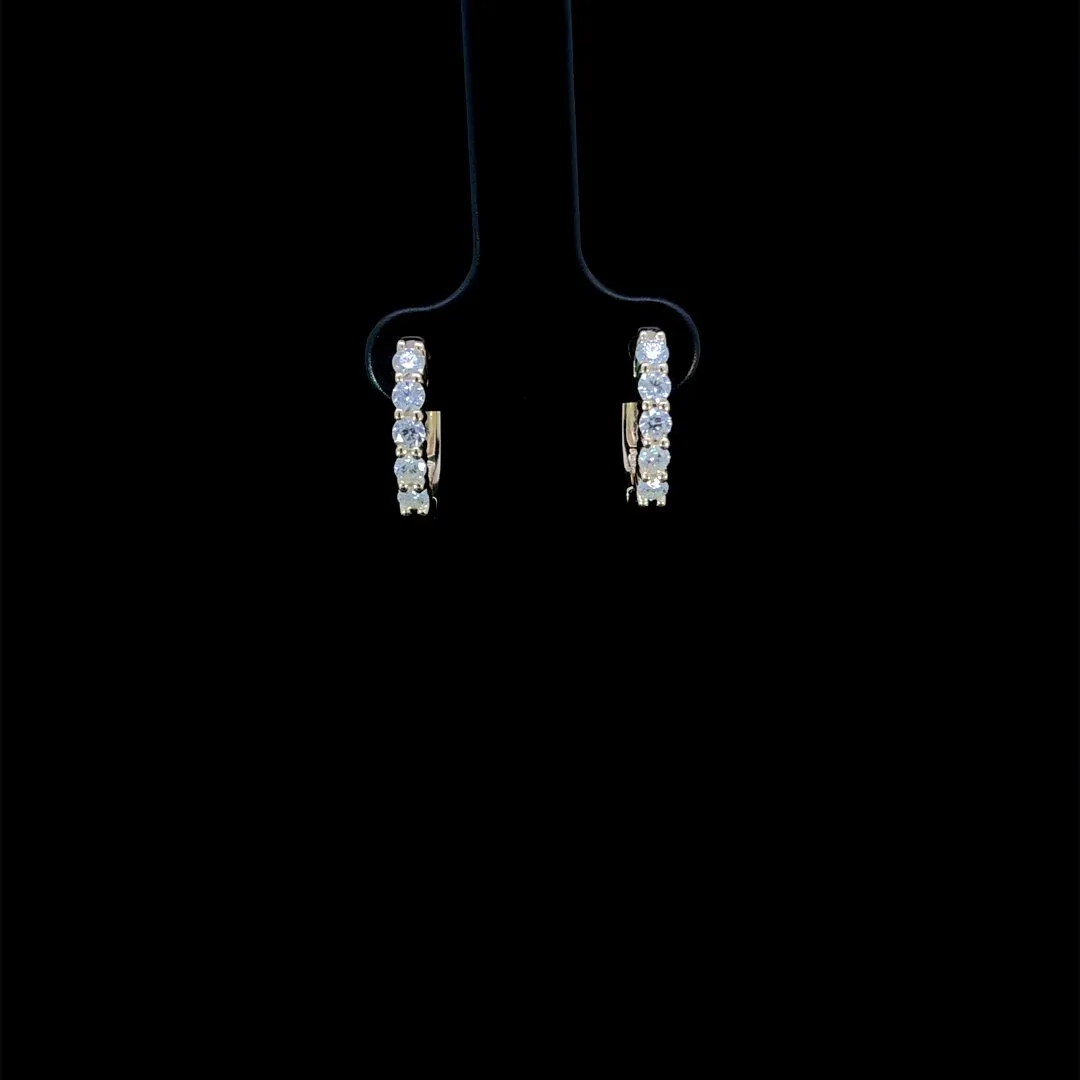 164251 - .50 ctw diamond hoops