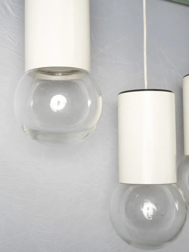 5 balloon shade like pendants - 1970s - 13¾"