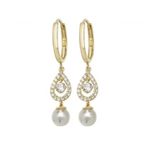 9ct Yellow Gold Drop Earrings ER1138