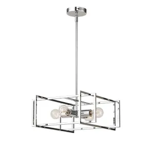 Avista Korson 16" 4-Light Chrome Pendent