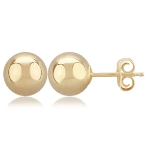 Ben Garelick Gold 7mm Ball Stud Earrings