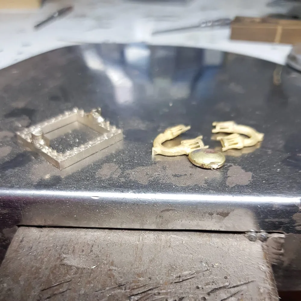 Bespoke Sapphire Square Pendant