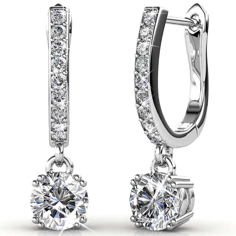 Boxed Timeless Bling Embellished with SWAROVSKI® crystals In White Gold