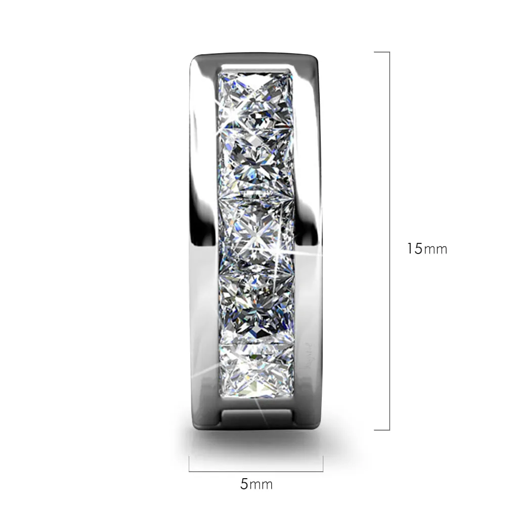 Boxed Timeless Bling Embellished with SWAROVSKI® crystals In White Gold