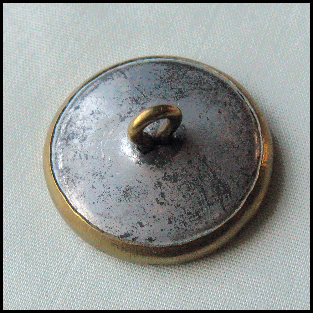 btvc267-Antique stamped ornamental button 7/8 inch.