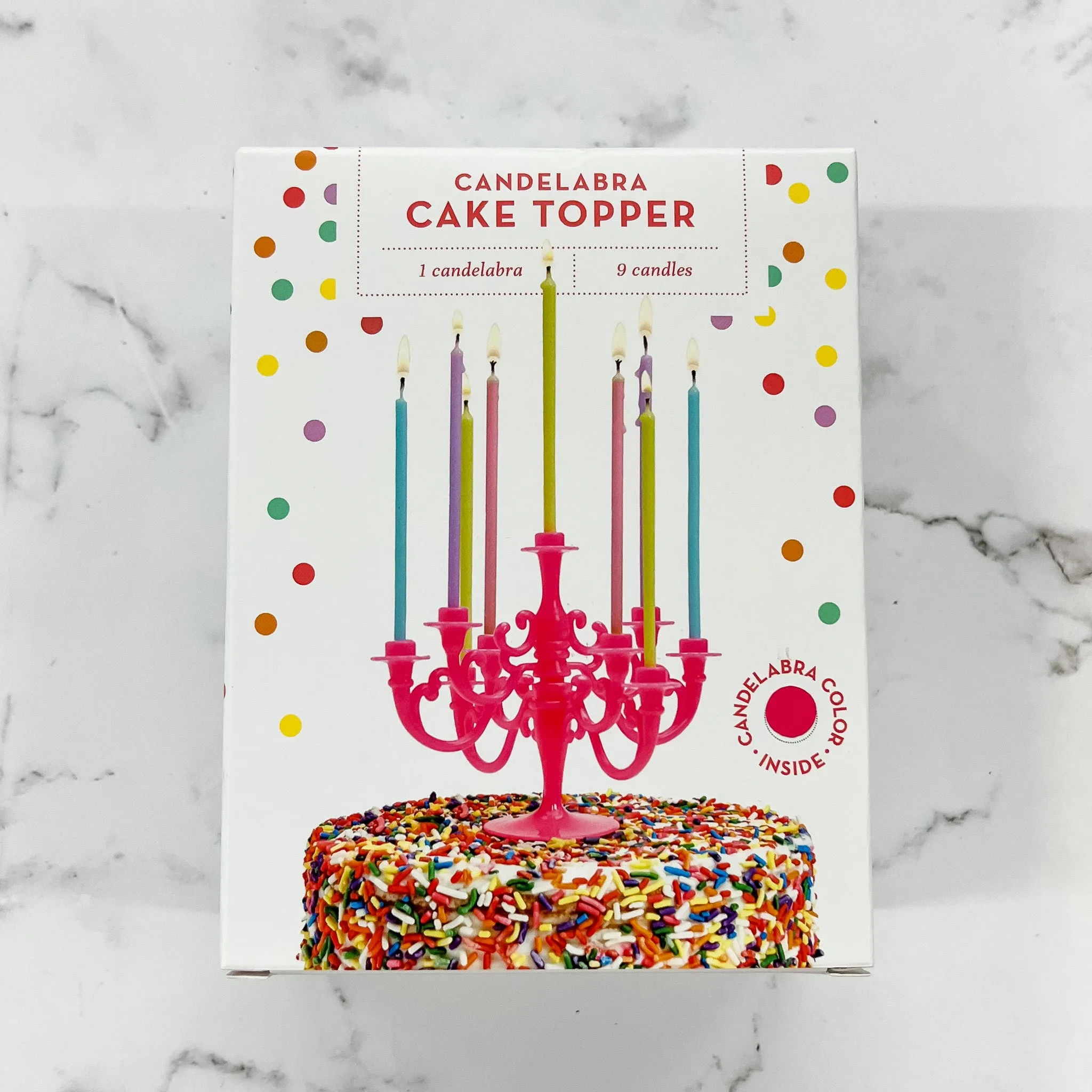 Candelabra Cake Topper