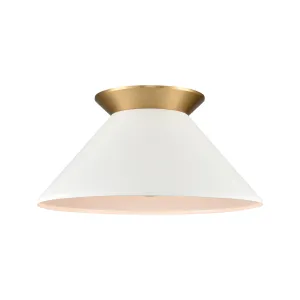 Cavendish 16" Wide 1-Light Semi Flush Mount