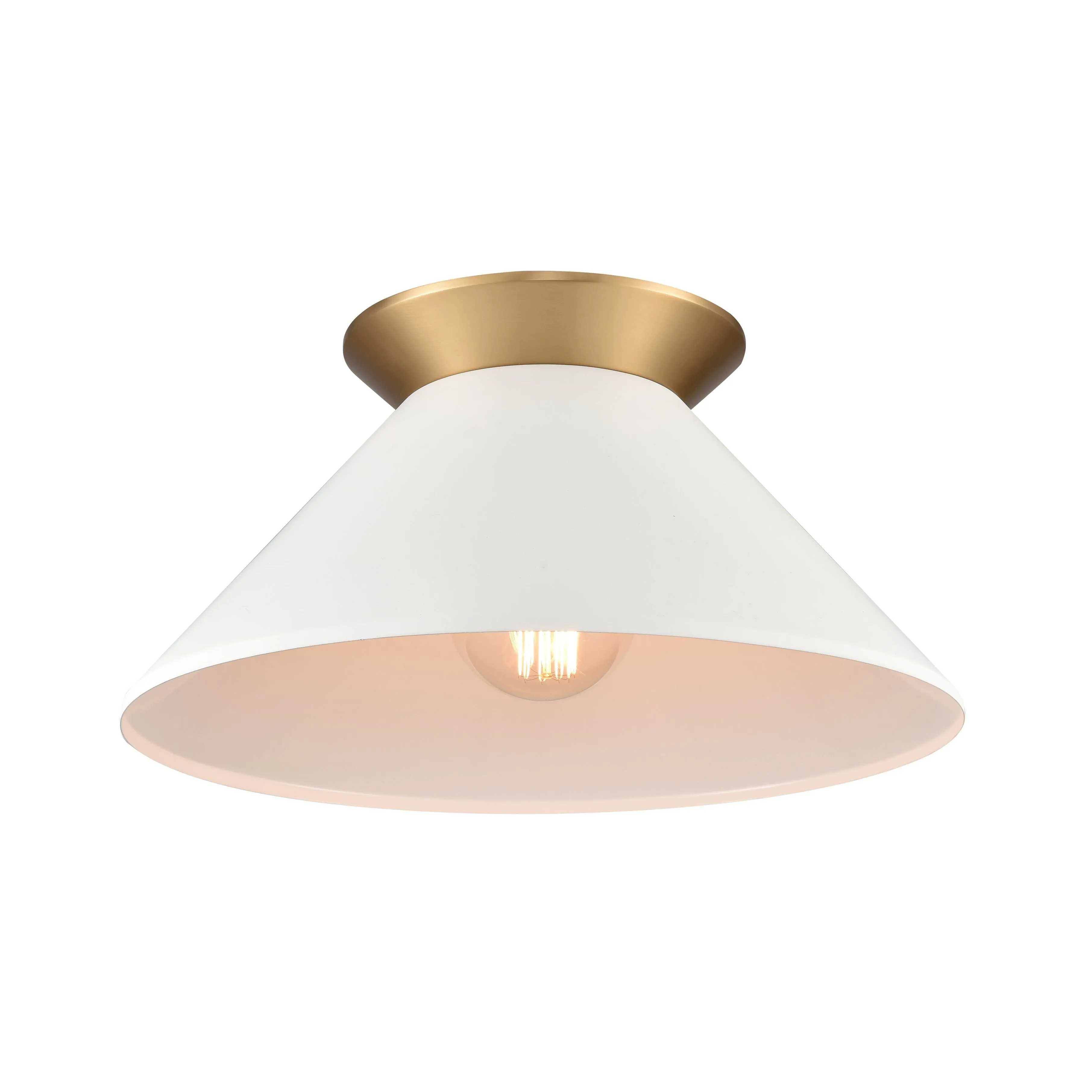 Cavendish 16" Wide 1-Light Semi Flush Mount