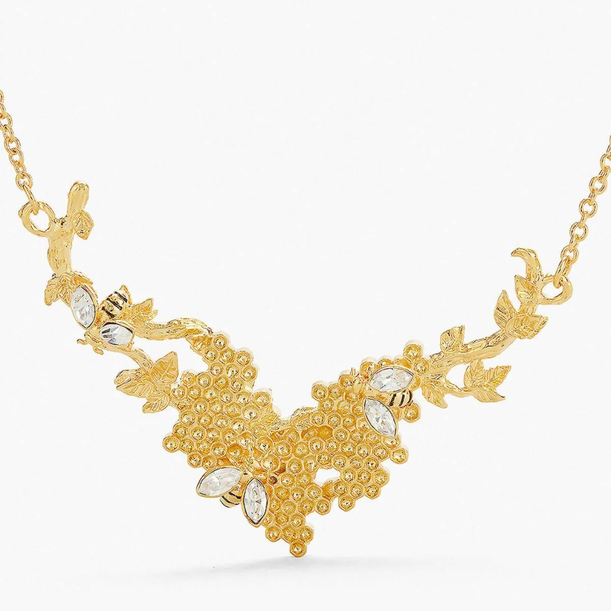 COLLAR NECKLACES HONEYCOMBS AND BEES COLLAR NECKLACE