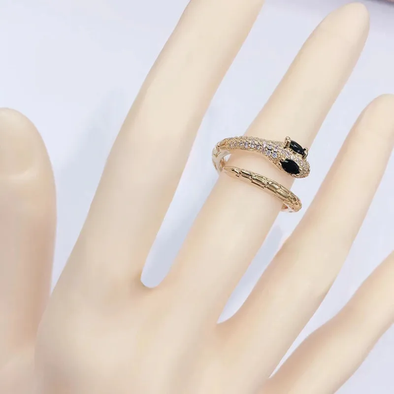 Colorful Luxurious Geometric Zircon Fashion Rings