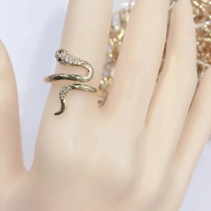 Colorful Luxurious Geometric Zircon Fashion Rings