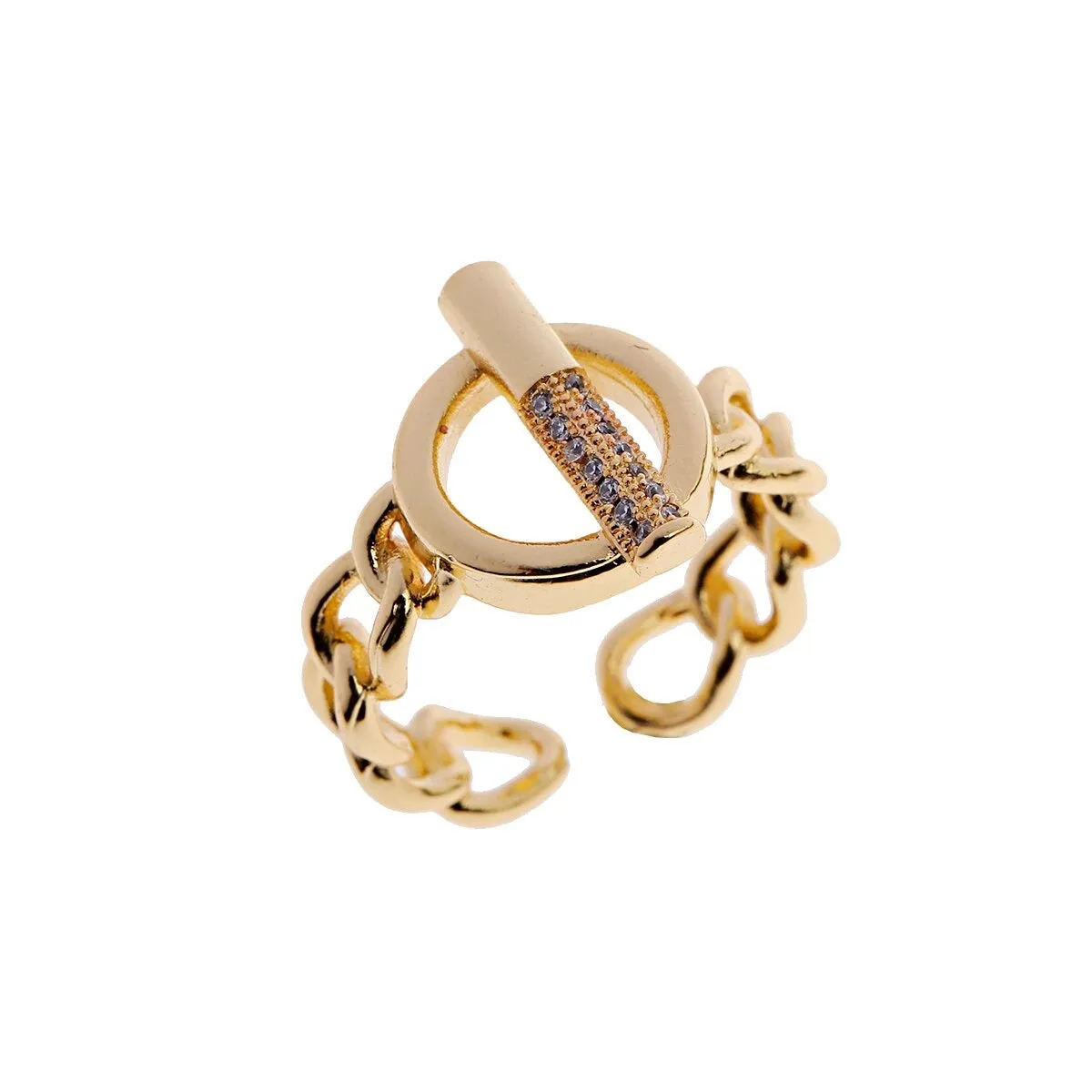 Colorful Luxurious Geometric Zircon Fashion Rings