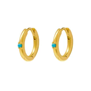 Comet Turquoise Huggies Gold
