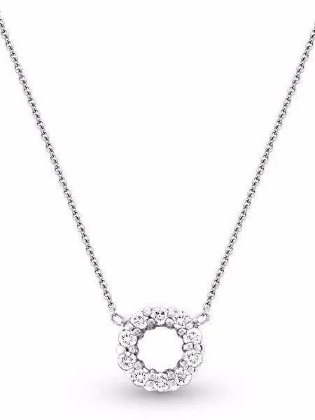 Diamond Circle Necklace