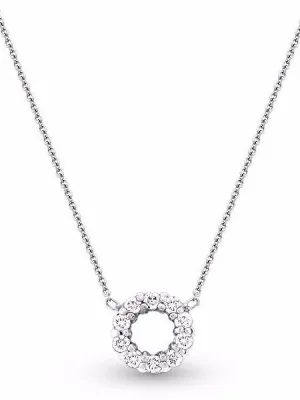 Diamond Circle Necklace