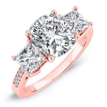 Dietes - Cushion Lab Diamond Engagement Ring (IGI Certified)