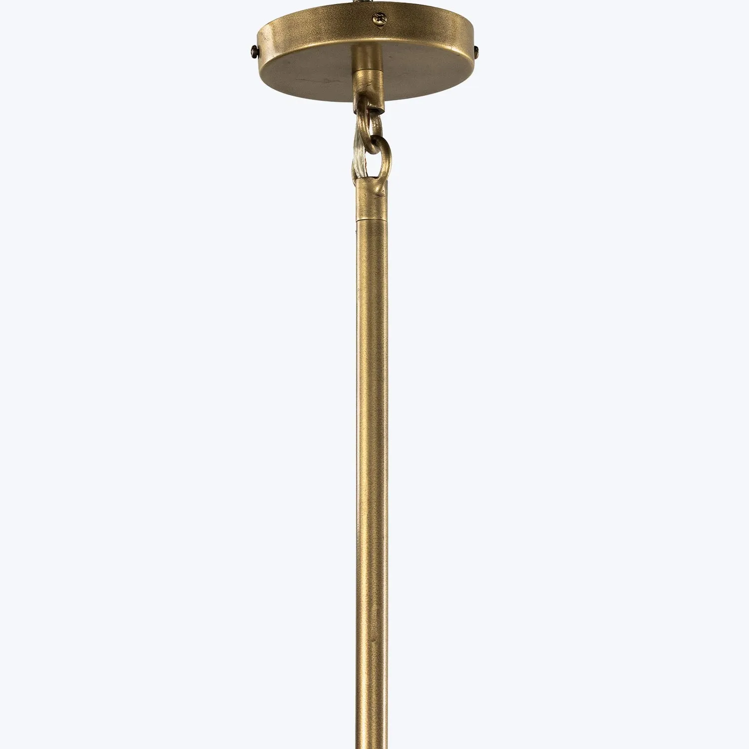 Disk Pendant Light, Brass