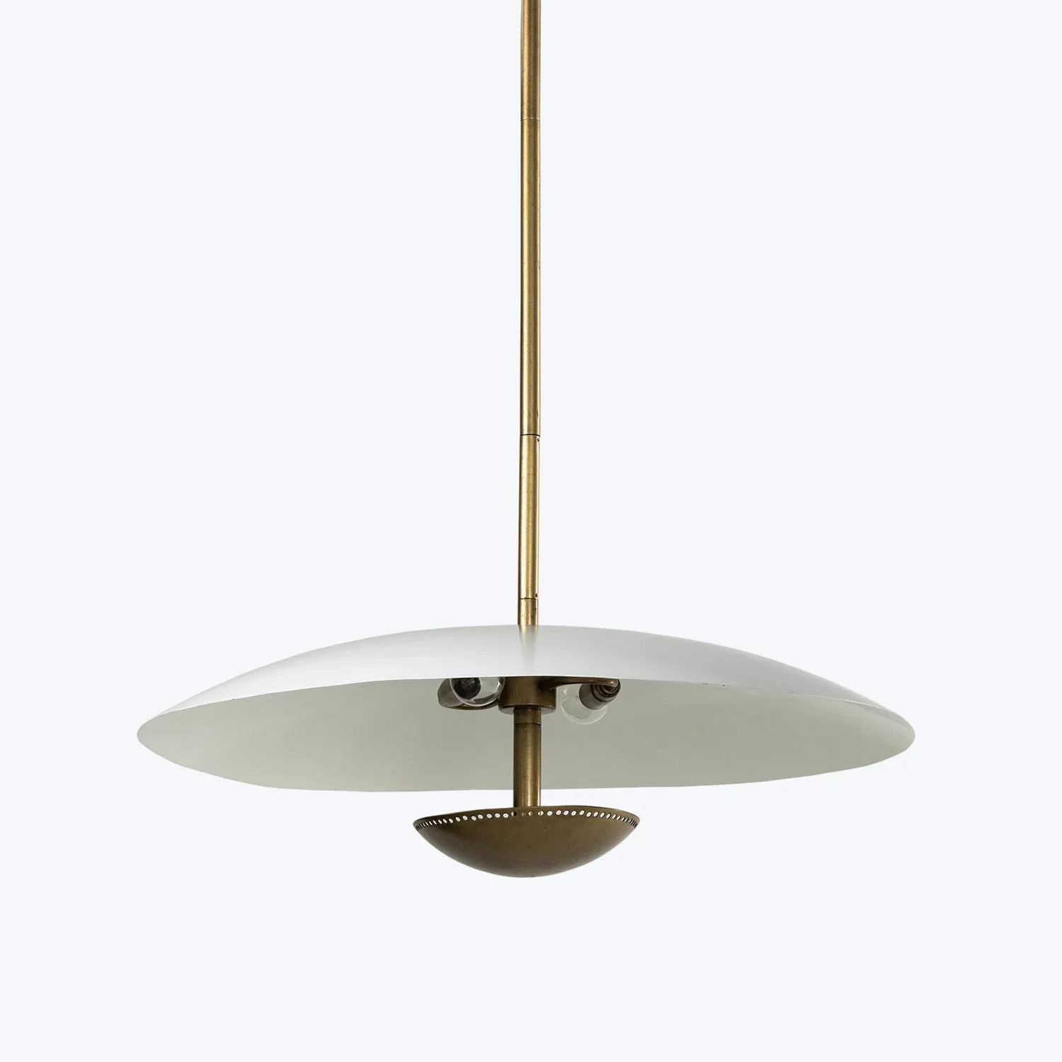 Disk Pendant Light, Brass