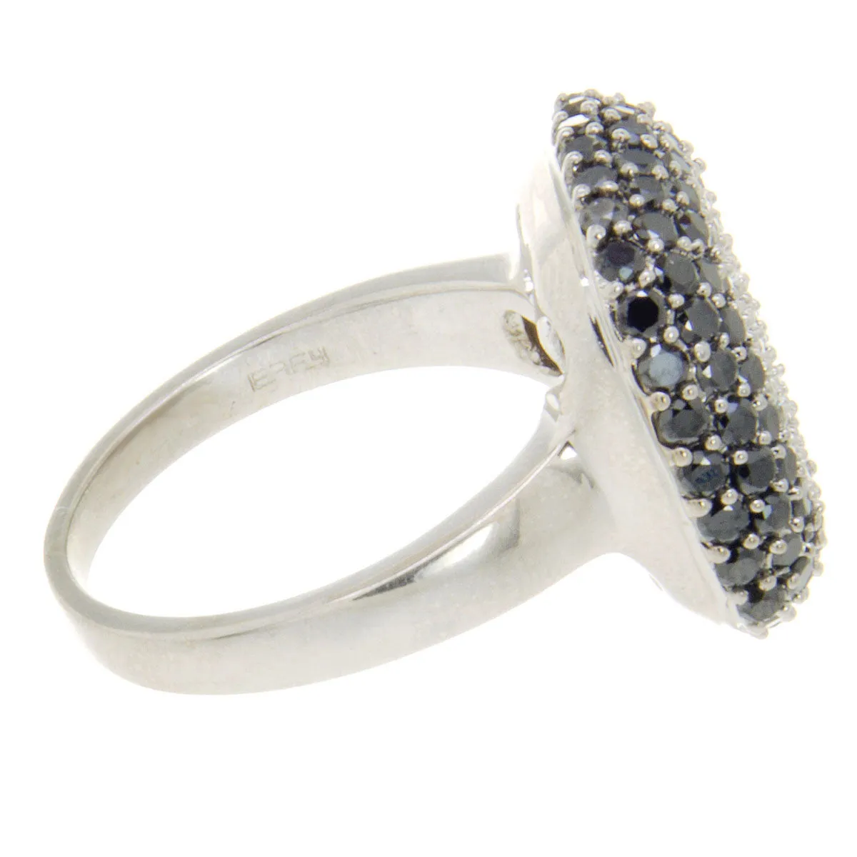 Effy 2.50ct Black & White Diamond Cushion Ring