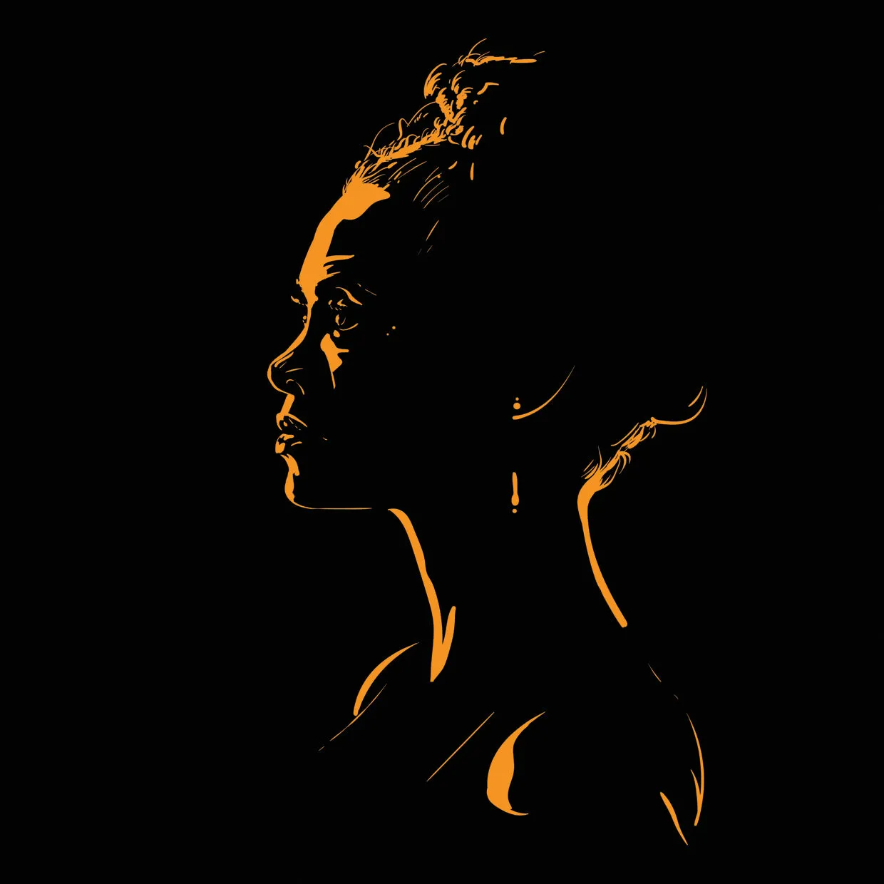 Elegant Backlit Female Portrait
