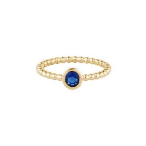 Elegant Blue Stone Ring