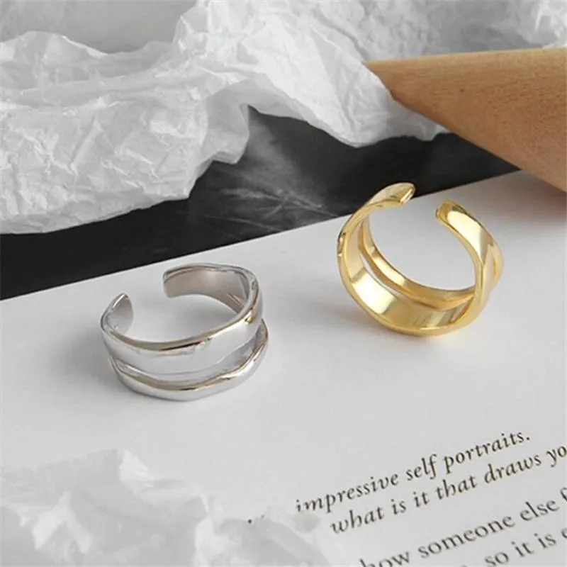 Elegant Double-layered Ring