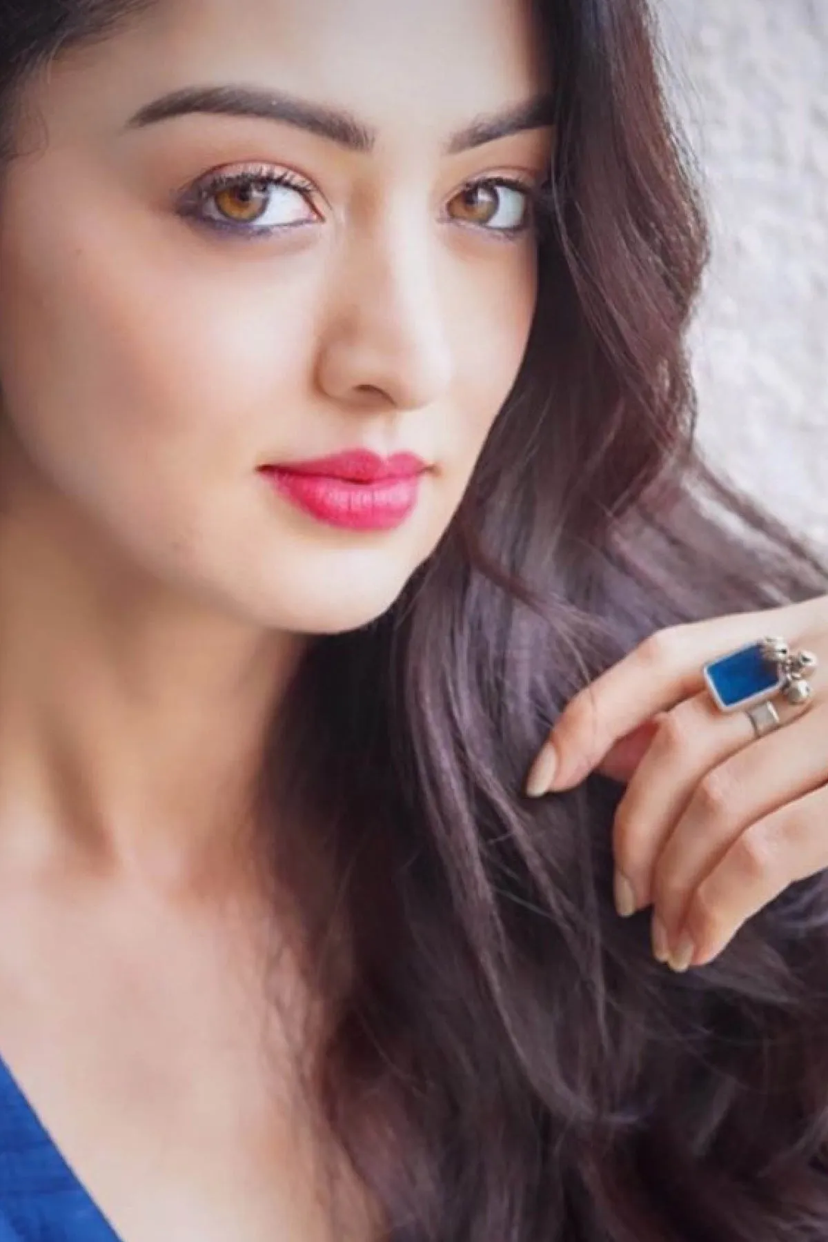 Elegant Ring - Navy Blue
