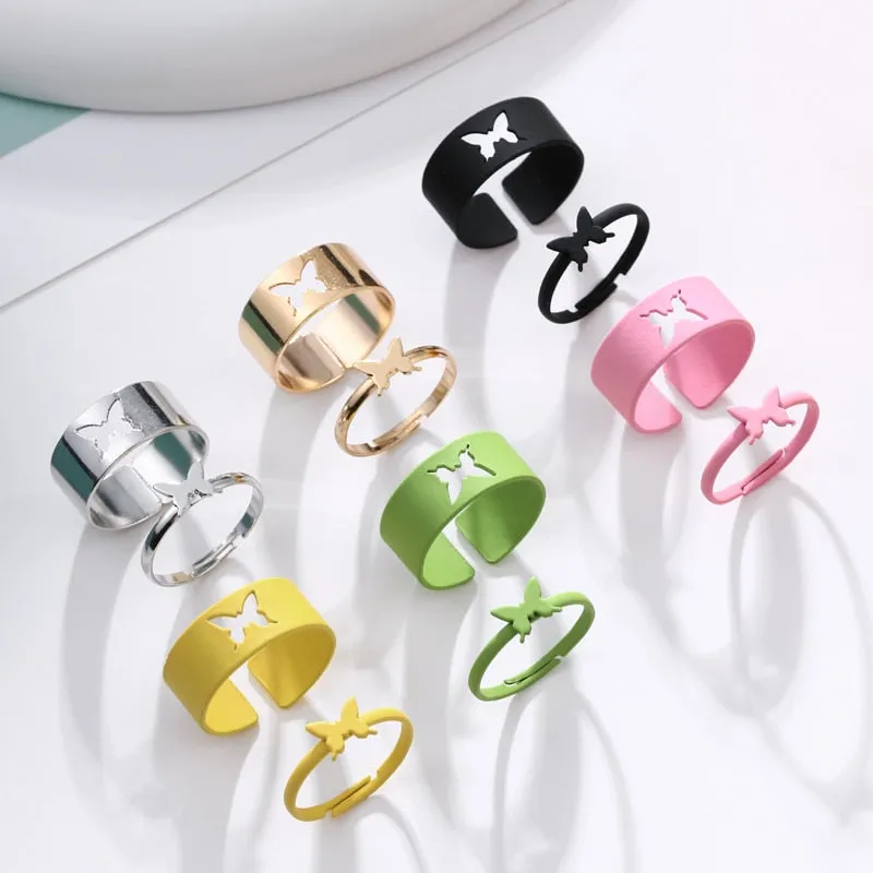 Fashion Elegant Imitation Pearl Adjustable Opening Rings For Women