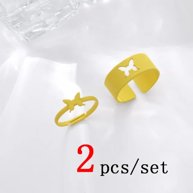 Fashion Elegant Imitation Pearl Adjustable Opening Rings For Women