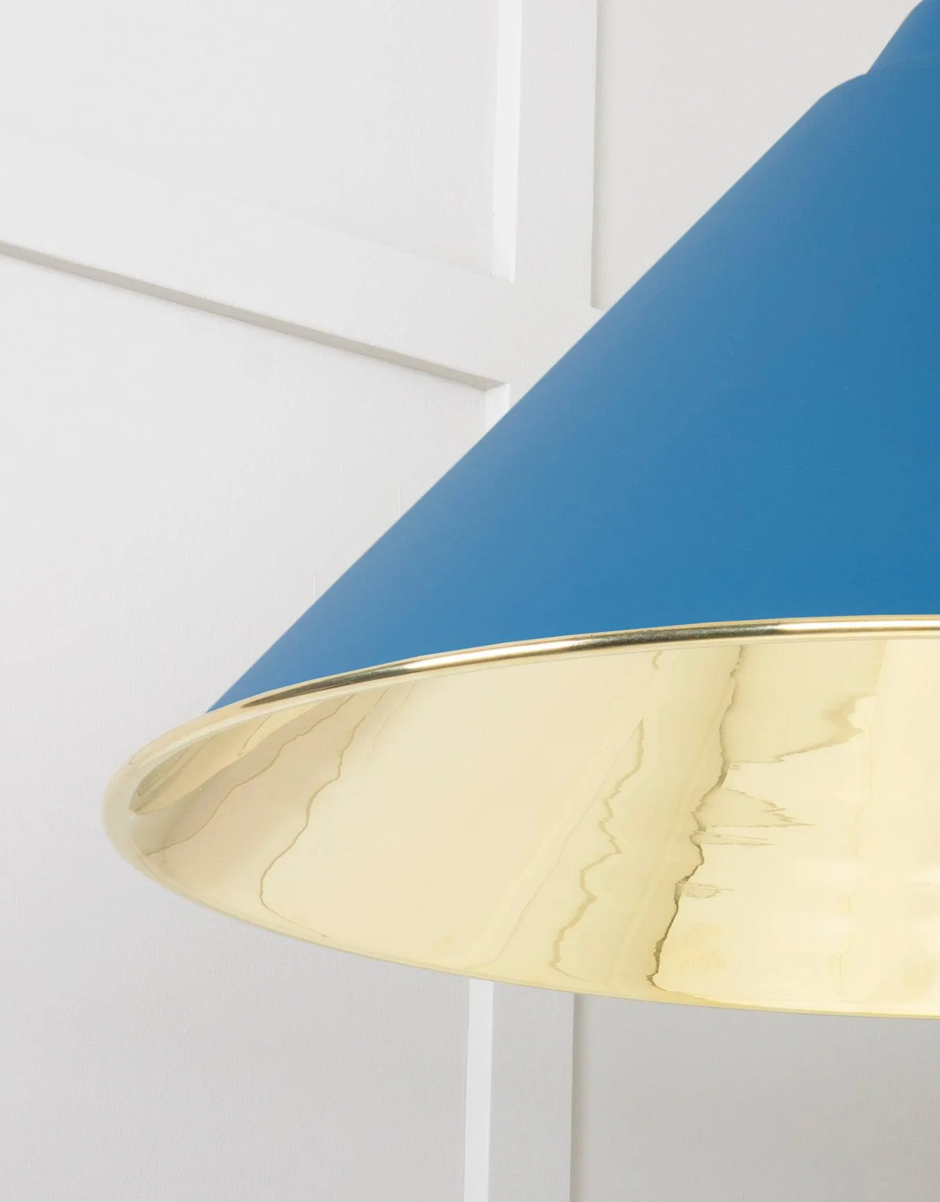 From The Anvil Smooth Brass Hockley Pendant Light