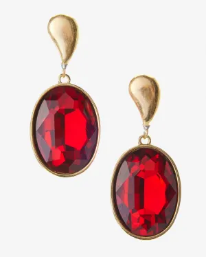 Gem Drop Earring Ruby
