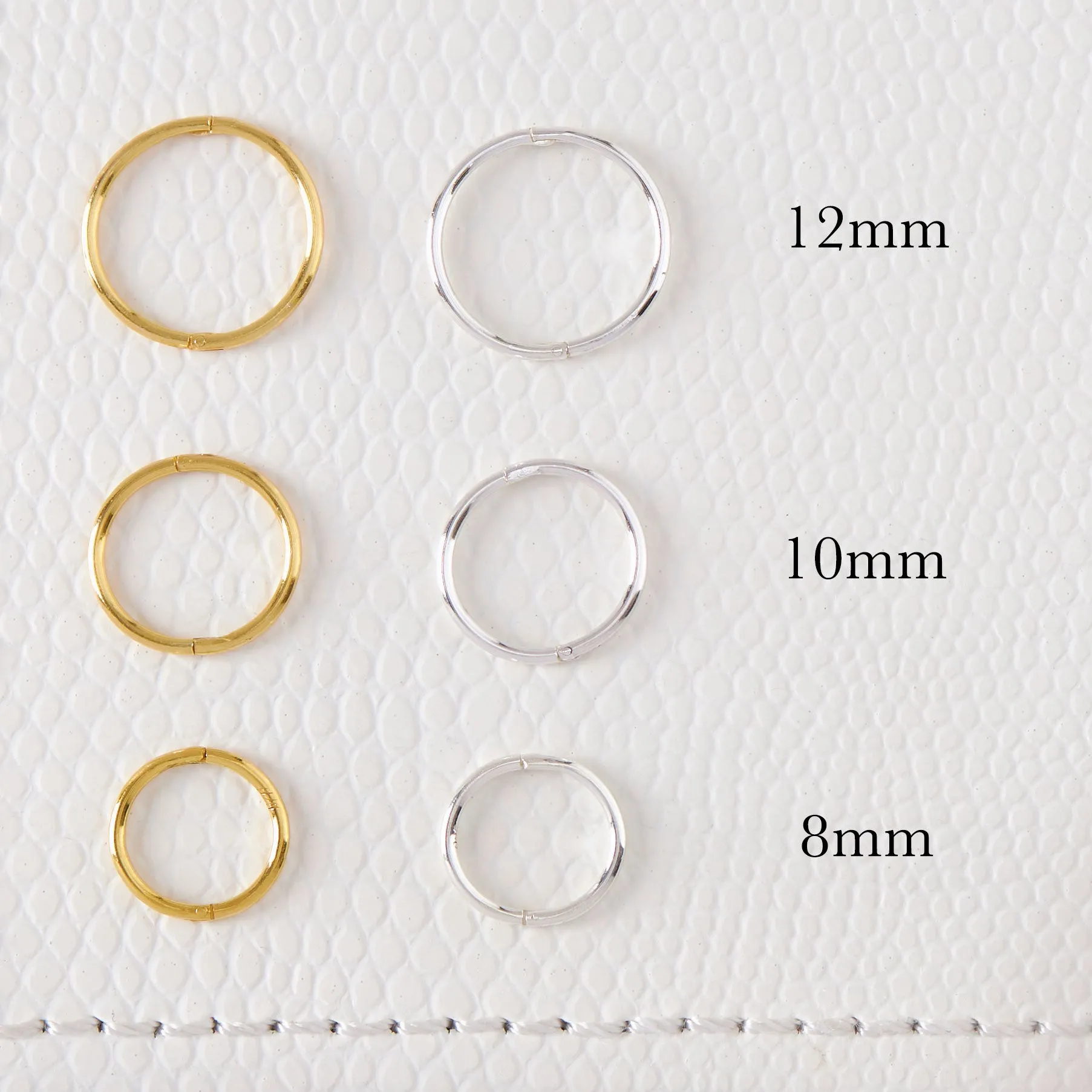 Gold Endless Sleepers 8mm