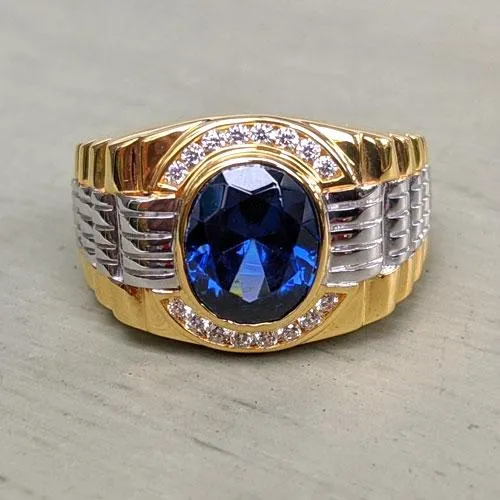 Gold Two Tone Rolex Ring