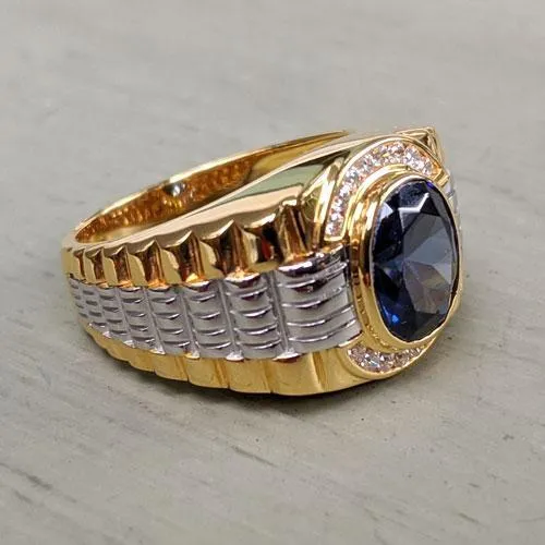 Gold Two Tone Rolex Ring
