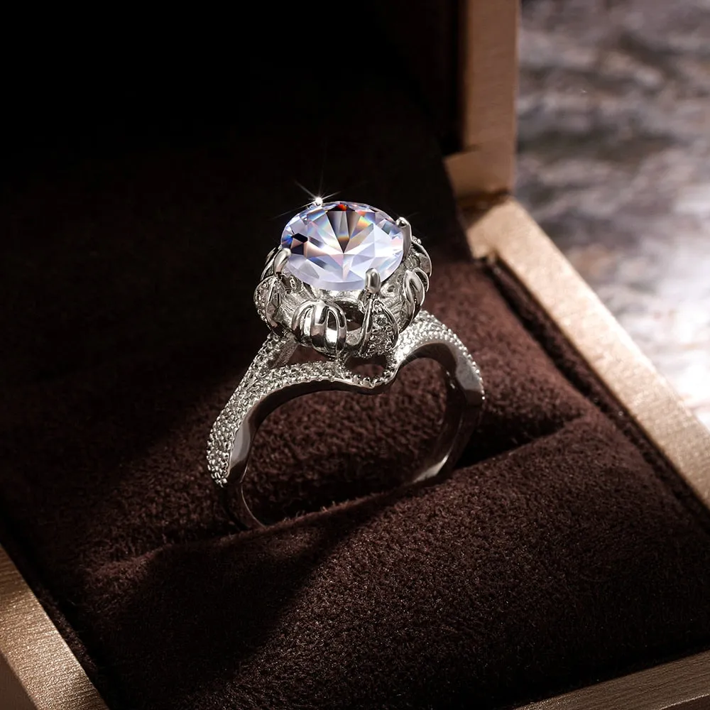 Gorgeous Women Wedding Rings Brilliant Cubic Zircon Elegant Female Party Ring