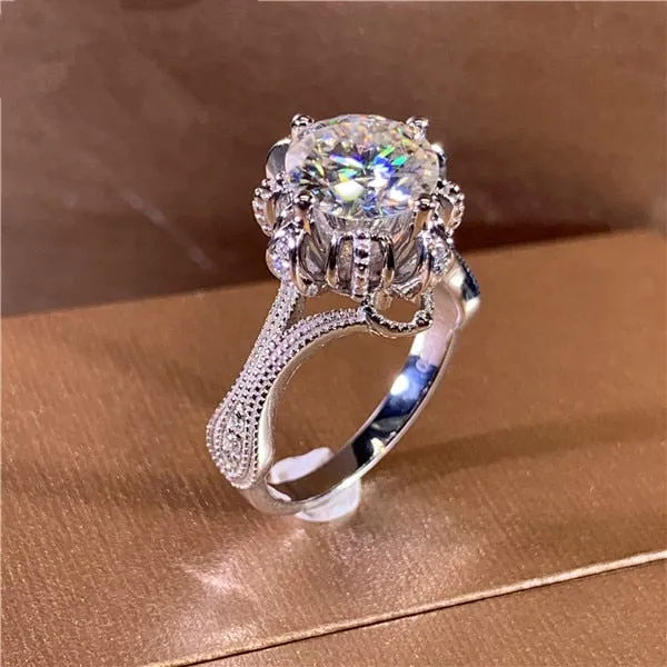 Gorgeous Women Wedding Rings Brilliant Cubic Zircon Elegant Female Party Ring
