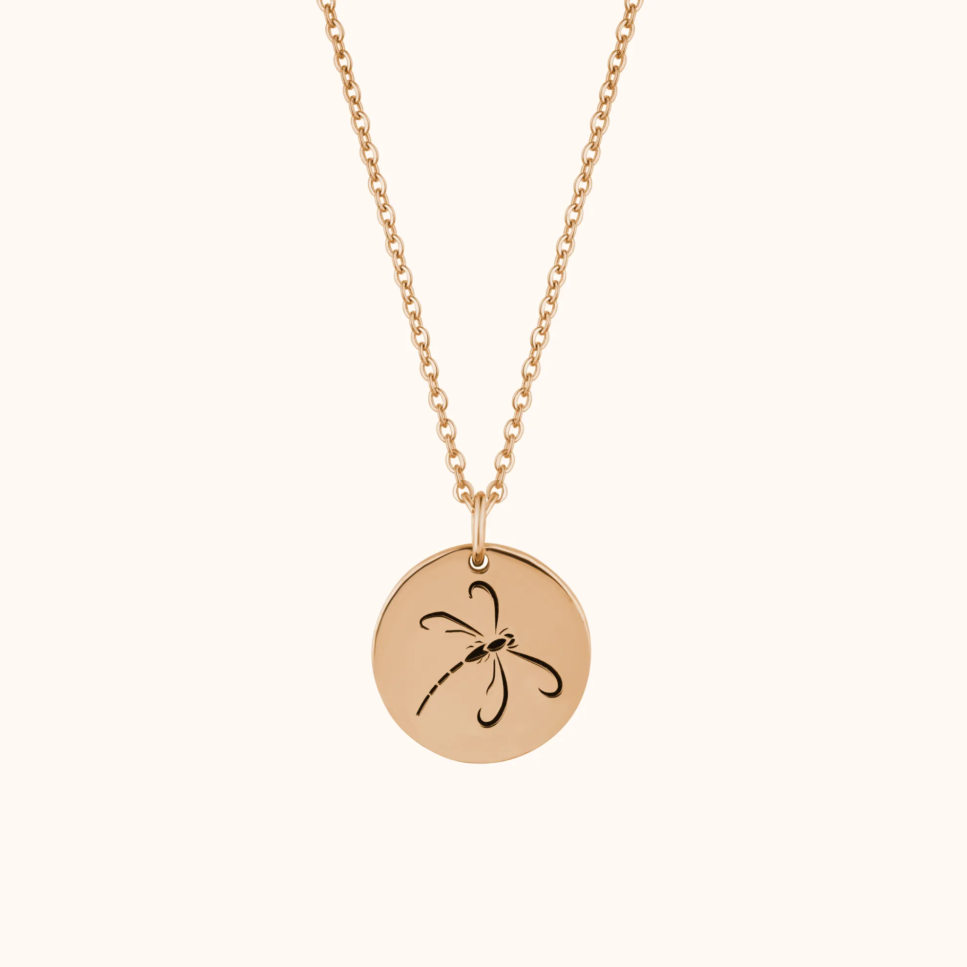 Graceful Dragonfly Print Necklace