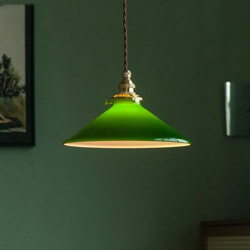 Green Pendant Lighting, LED Ceiling Lights
