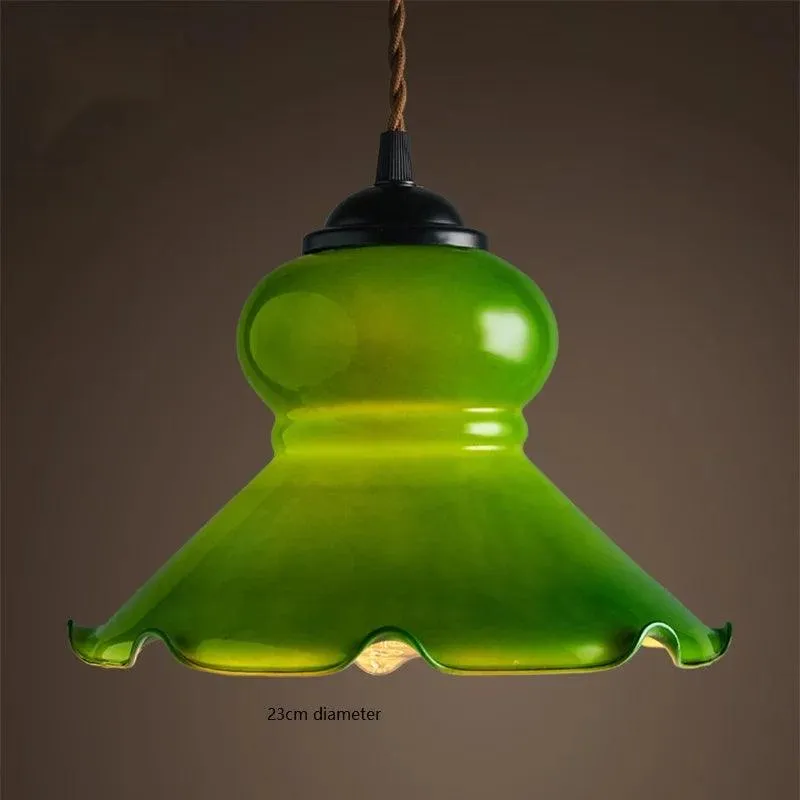Green Pendant Lighting, LED Ceiling Lights