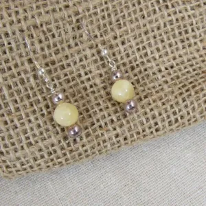 Honey Stone Earrings