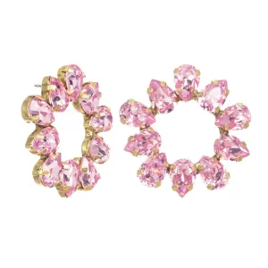 Iman Spring Pink Earrings - TOVA E5939AGP