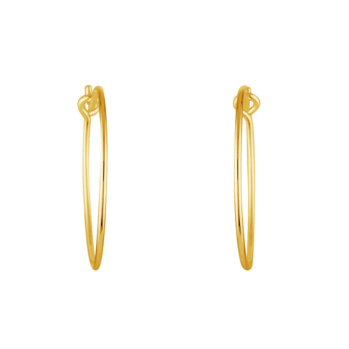 Large Hoops Gold