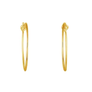 Large Hoops Gold