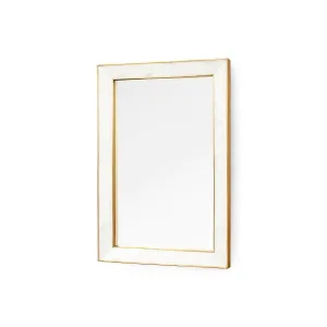 Leighton Mirror with Alabaster Frame