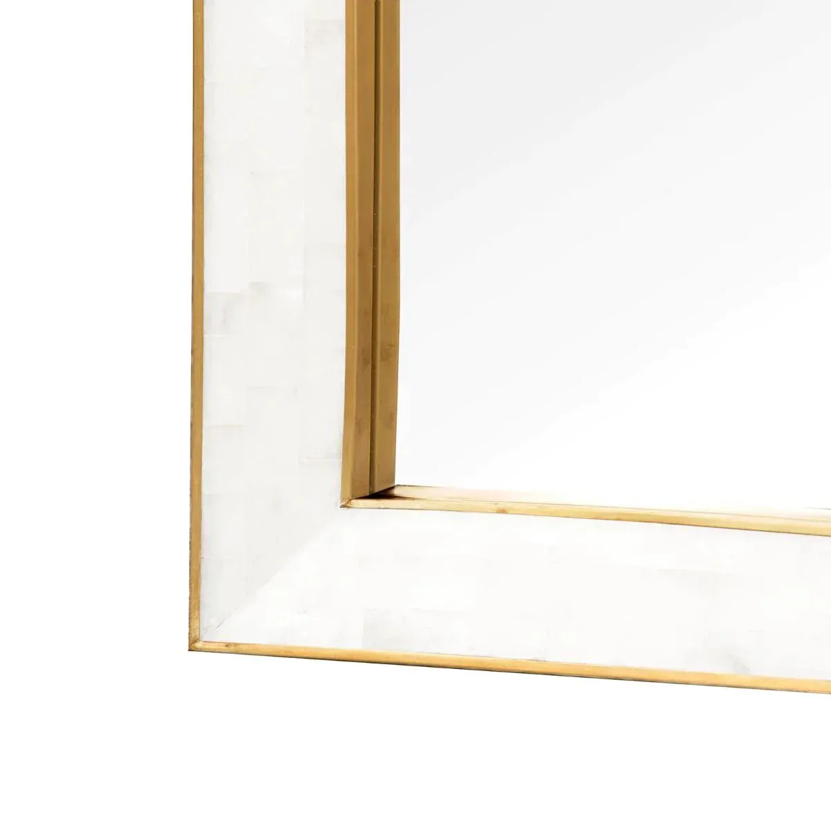 Leighton Mirror with Alabaster Frame