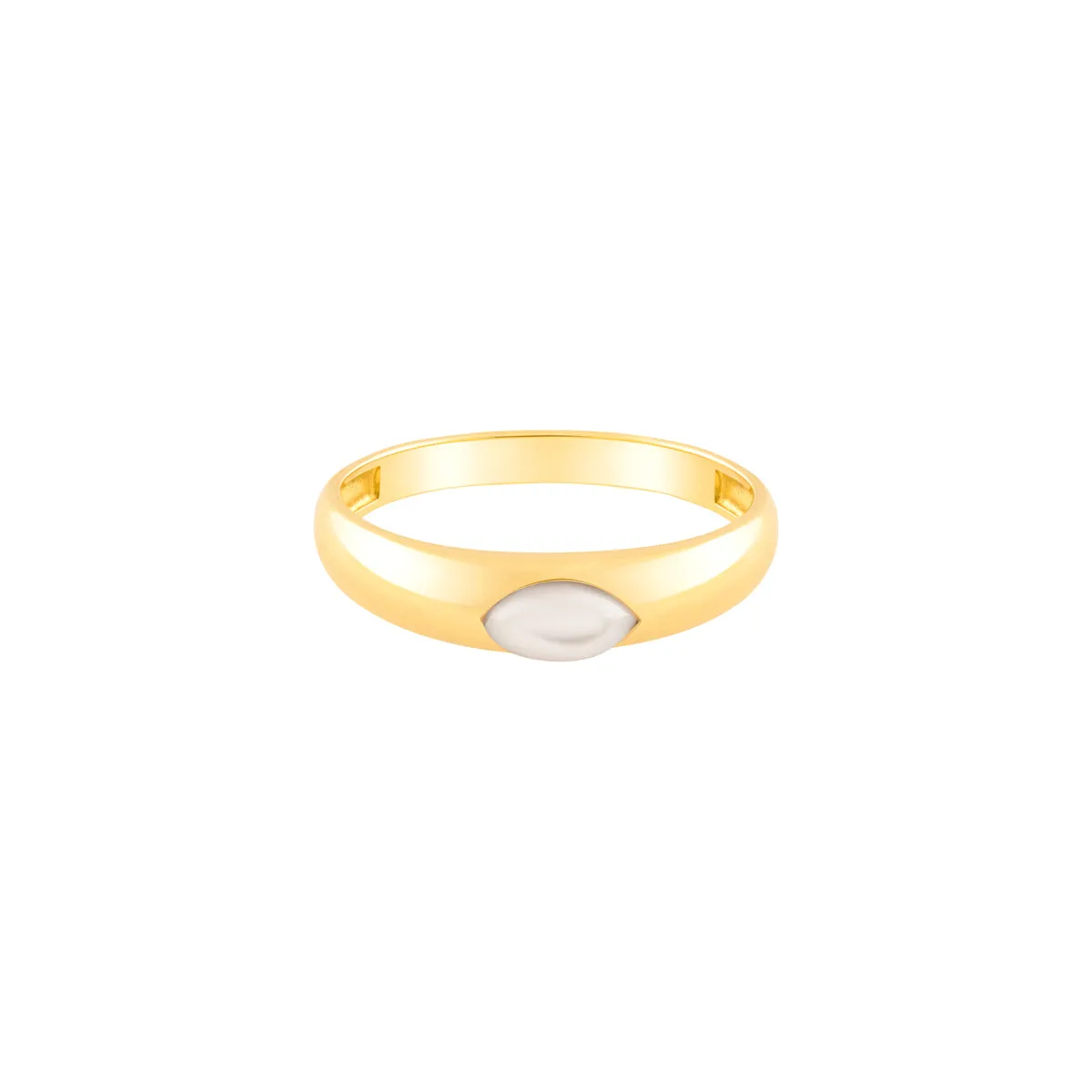 Marquis shell damele ring