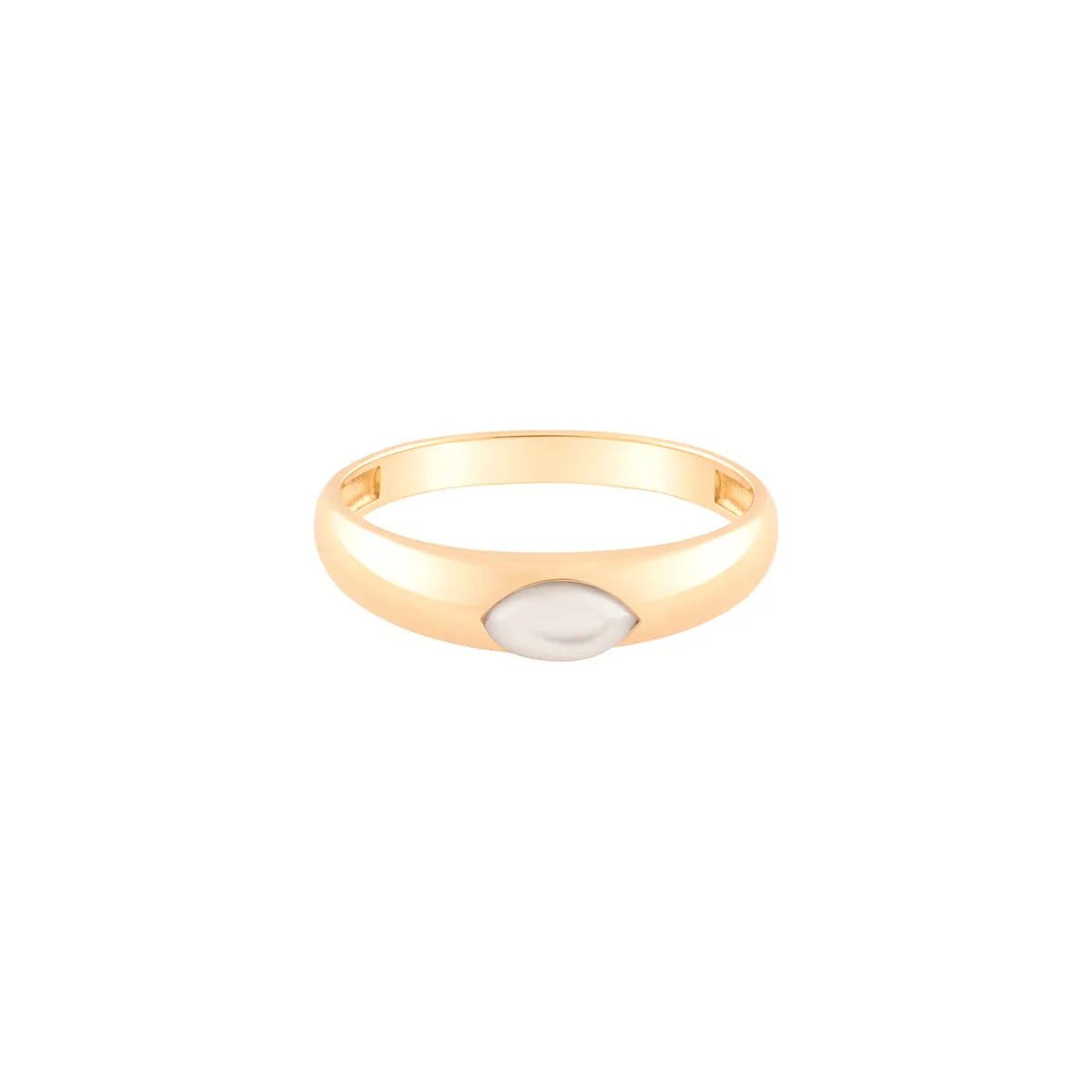Marquis shell damele ring