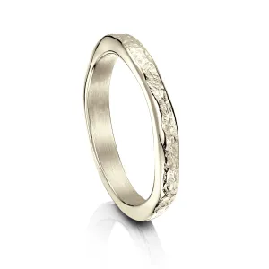 Matrix 3mm Band in 18ct White Gold