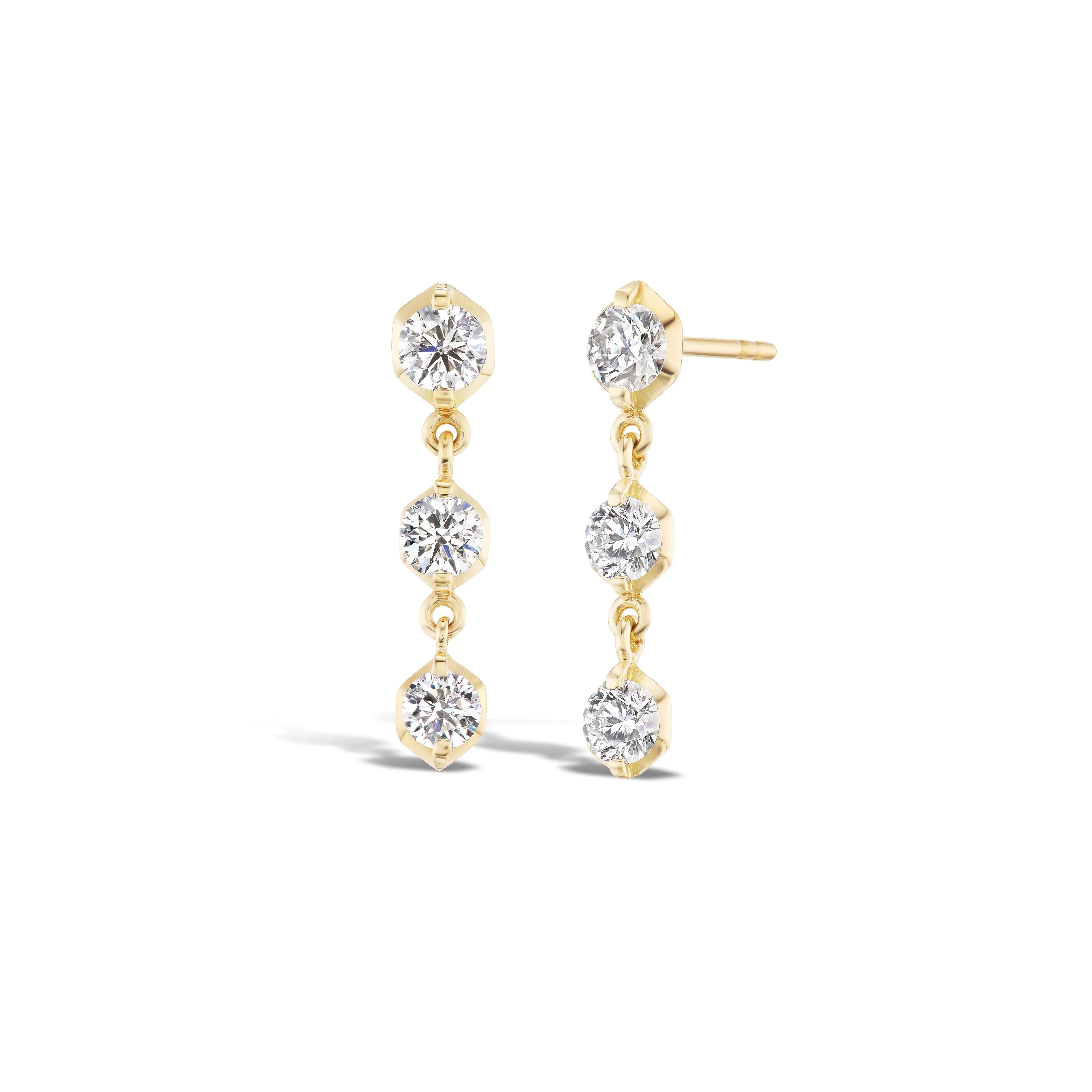 NDUR 3-Drop Earrings
